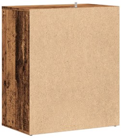 antik fa színű szerelt fa cipősszekrény 60 x 35 x 70 cm