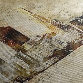 Kép - Művészileg renderelt város (90x60 cm)