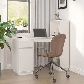 fehér tömör fenyőfa íróasztal 110x53x117 cm