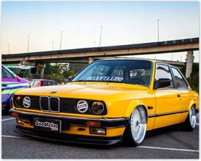 Poszter 50x40 Sárga Bmw Hármas 3 Talaj