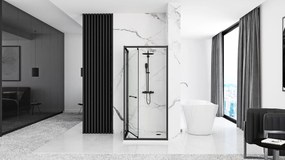 Zuhanykabin Rea Space In Black 80x100