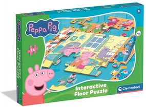 Peppa malac Reading interaktív 24 db-os puzzle Clementoni