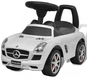 Mercedes benz toló gyerekek autó fehér