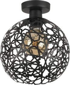 Selcuklu MR-785-M-P fekete fém függőlámpa, Ø25 cm
