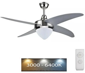LED Mennyezeti ventilátor LED/15W/230V 3000K/4000K/6400K + távirányító