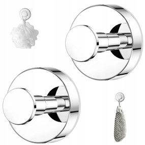 Fali törölközőtartó Szuper Erős Tapadókorongos Üveg Máz 2db