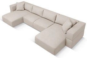Bézs sarokkanapé ("U" alakú) Esther – Milo Casa