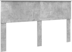 vidaXL Fejtámla Beton Szürke 160 cm Faanyag