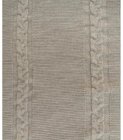 Bézs ágytakaró 200x220 cm Trenza – Oyo Concept