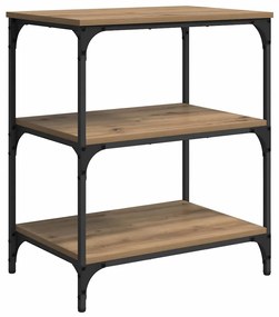 vidaXL Konyhai kocsi Artisan tölgy 60 x 41 x 76 cm Faanyag