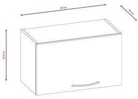 Konyhablokk VALERIA 180 cm sonoma tölgy/barna