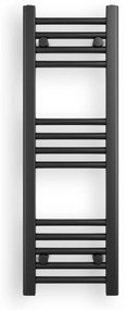 Fekete 300x900mm törölközőszárítós fürdőszobai radiátor Welland Lux | Készletről | Gyors kiszállítással