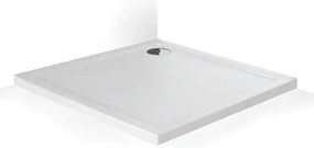 Zuhanytálca négyszögletes Roth 90x80 cm akrilát fehér 8000317
