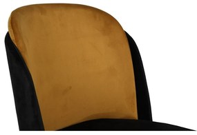 Dore Mustard and Black étkezőszékek, 2 db