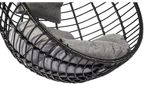 Mila fekete mesterséges rattan függőfotel - Bonami Selection