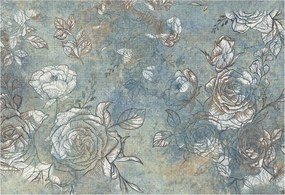 Fali tapéta Prémium Romantikus rózsák 152x104 Ragasztó