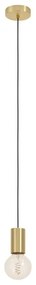Eglo 900799 - Csillár zsinóron POZUETA 1xE27/40W/230V arany