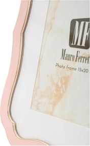 Világos rózsaszín fém-üveg álló képkeret 17x22 cm Margot – Mauro Ferretti