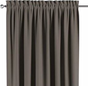 Csatornafüggöny frufruval 1 db 130x260cm barna