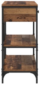 Konzolasztal Régi fa 100x34.5x75 cm Mérnöki fa