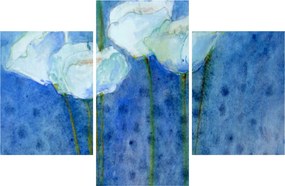 Kép - fehér tulipán (90x60 cm)