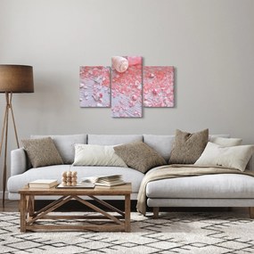Kép - Tengerparti hangulat rózsaszín árnyalatokban (90x60 cm)