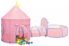 rózsaszín gyerekjátszósátor 301 x 120 x 128 cm