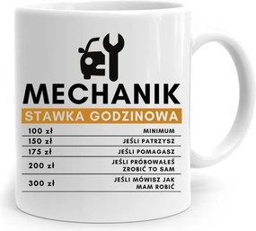 Ajándék Bögre Szerelőnek Óradíj Nyomtatott Fényképpel