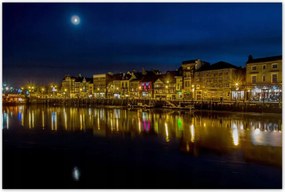 Poszterek 120x80 Tengerparti város