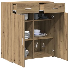 Tárolószekrény Mesterséges tölgy 80x42.5x93.5 cm Műszaki fa