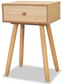 2 db barna, tömör fenyőfa éjjeliszekrény 40 x 30 x 61 cm