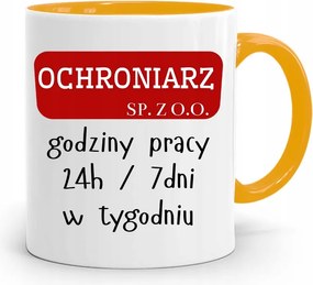 Őrző-védő Bögre Sárga Ajándék fényképes nyomattal