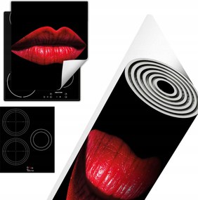 Tűzhelyvédő Szőnyeg Asztali Dekoráció 45x52 fekete száj