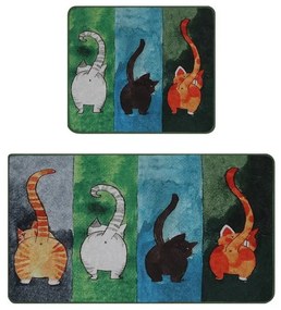 Fürdőszobai kilépő szett 2 db-os 60x100 cm Gatto Carino – Foutastic