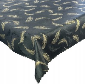 Abrosz Kétoldalas Foltálló Karácsonyi Fekete Arany Toll 110x160 cm