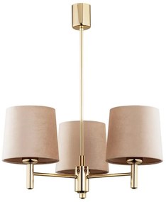 Argon 6109 - Csillár rúdon PONTE 3xE27/15W/230V bézs