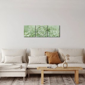 Kép - Harmat a fűben (órával) (90x30 cm)