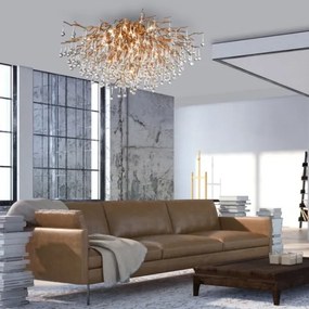 Paul Neuhaus 8092-11 - Felületre szerelhető csillár  ICICLE 14xG9/40W/230V átm. 100 cm réz