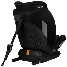 Lionelo - Forgatható autósülés alappal LAVENDER i-Size 76-150 cm Black Carbon