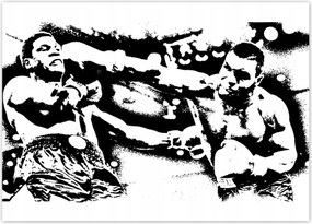 Poszterek 70x50 Mike Tyson Boxer Harc