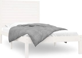 vidaXL fehér tömör fa ágykeret 90 x 200 cm