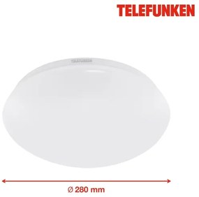 Telefunken 601206TF - LED Fürdőszobai mennyezeti lámpa LED/15W/230V átm. 28 cm