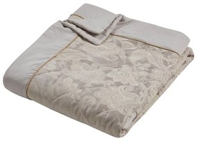 Bézs jacquard steppelt ágytakaró 240x260 cm Opulent Jacquard – Catherine Lansfield