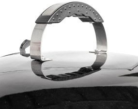MIR709 Faszenes grill polccal és kerekekkel 56 cm