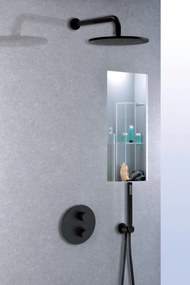Paffoni Light zuhany készlet beépített Igen fekete LIQ018ZSC2A.NO