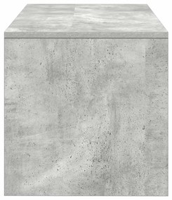 betonszürke szerelt fa TV-szekrény 60x40x40 cm