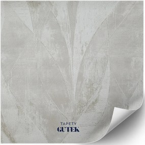 Fali tapéta, nagy levelek, vakolat utánzat, 3D hatás, 520033