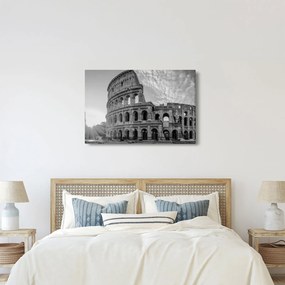 Kép - Colosseum Rómában, fekete-fehér (90x60 cm)