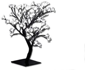 NEXOS Dekoratív fa virágokkal LED 45 cm hideg fehér