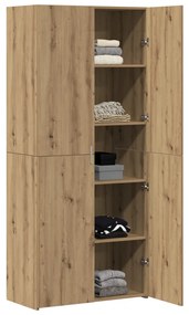 Highboard Kézműves tölgy 40x42.5x185 cm MDF